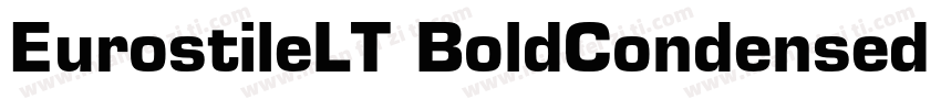 EurostileLT BoldCondensed GBpc EUC 字体转换